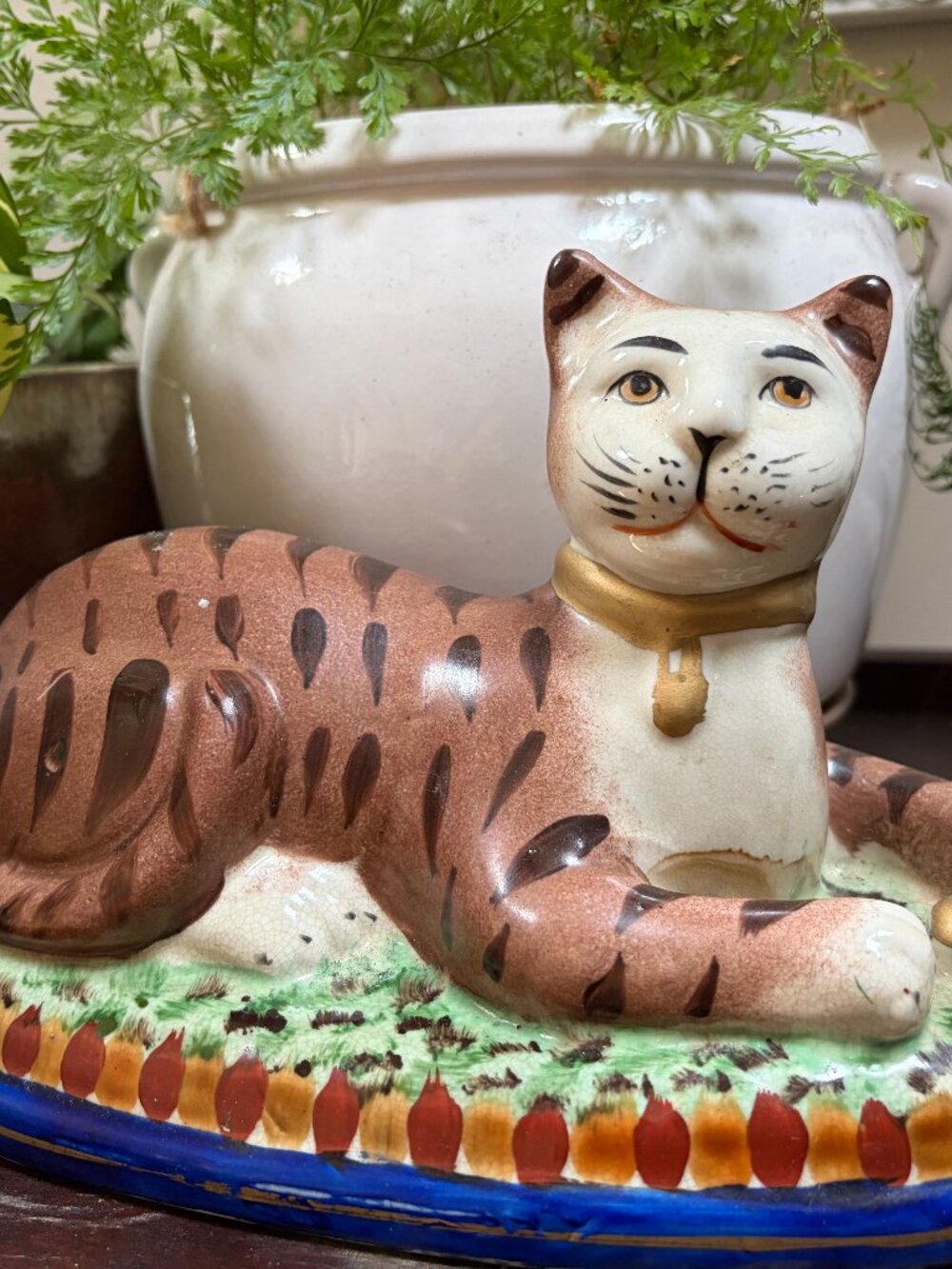 [Cat] Vintage Porcelain Cat (Preowned)